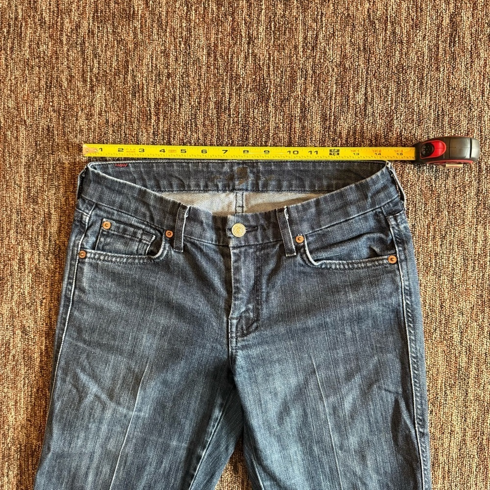 Vintage 7 For All Mankind A Pocket Dark Wash Jeans size 28 - Picture 6 of 9
